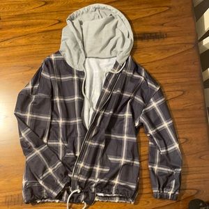 Lightweight Plaid Jacket